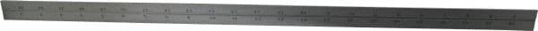 Starrett - 24 Inch Long Blade, 4R Graduation Combination Square Blade - Satin Chrome Finish, Steel, 1/64, 1/32 1/16 and 1/8 Inch Graduation - A1 Tooling