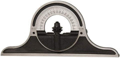 Starrett - 12 to 24 Inch Long Blade, Combination Square Protractor Head - Black Wrinkle Coated, Cast Iron - A1 Tooling