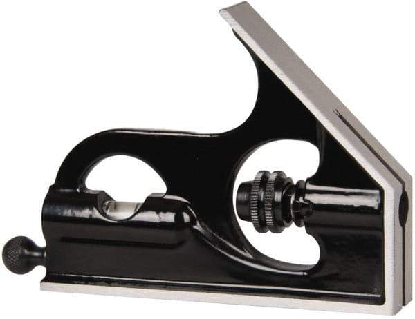 Starrett - 6 Inch Long Blade, Square Head - Smooth Black Enamel, Coated Forged and Hardened Steel - A1 Tooling