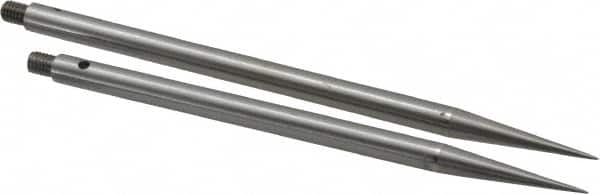 Starrett - 4-1/2; 5 Inch Leg, Forged Steel, Trammel Points - For Use With Starrett 50A, Includes (2) Adjustable Points - A1 Tooling