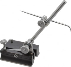 Starrett - 1 Spindle, 4 Inch Spindle Length, Surface Gage - 2 Inch Long x 1-1/2 Inch Wide Base, Hardened Steel - A1 Tooling