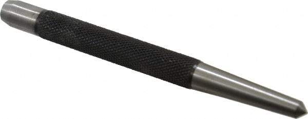 Starrett - 1/4" Center Punch - 5" OAL, Steel - A1 Tooling