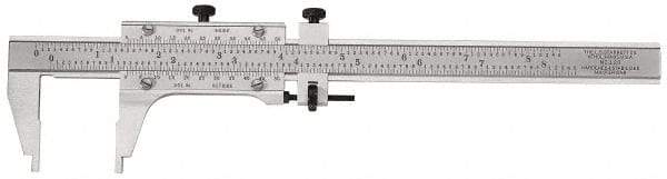 Starrett - 0 to 24" Steel Vernier Caliper - 0.0010" Graduation, 2-5/16" Jaw Depth, 0.0005" Accuracy - A1 Tooling