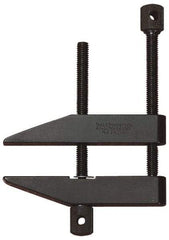 Starrett - 3/4" Max Capacity, 1-5/8" Jaw Length, Parallel Clamp - Hardened Steel, 21/32" Reach - A1 Tooling