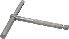 Starrett - 2-1/8 to 3-1/2 Inch, 2-3/8 Inch Overall Length, Telescoping Gage - 2-3/8 Inch Long Handle, Chrome Plated - A1 Tooling