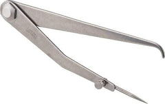 Starrett - 6 Inch Leg, Firm Joint, Steel, Polished, Hermaphrodite Caliper - 8 Inch Max Measurement, 200mm Max Measurement, Round Leg - A1 Tooling