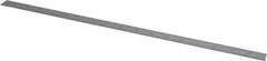 Starrett - 18" Long, 1/100, 1/64, 1/50, 1/32" Graduation, Flexible Steel Rule - 16R Graduation Style, 3/4" Wide, Silver, Satin Chrome Finish - A1 Tooling