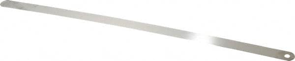 Starrett - 0.016 Inch Thick x 1/2 Inch Wide x 12 Inch Leaf Length, Parallel Feeler Gage - Tempered Steel - A1 Tooling