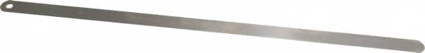 Starrett - 0.02 Inch Thick x 1/2 Inch Wide x 12 Inch Leaf Length, Parallel Feeler Gage - Tempered Steel - A1 Tooling