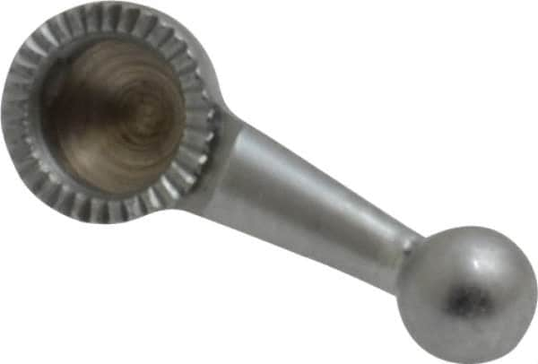 Starrett - 3mm Ball Diam, Carbide, Ball Test Indicator Contact Point - 5/32" Contact Point Length, Use with Starrett 711 Series Last Word Dial Test Indicators - A1 Tooling