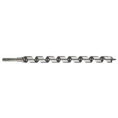 Lenox - 1-1/4", 7/16" Diam Hex Shank, 7-1/2" Overall Length with 4" Twist, Ship Auger Bit - A1 Tooling