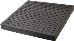 Mason Ind. - 10" Long x 10" Wide x 1" Thick, Rubber, Machinery Leveling Pad & Mat - 25,000 Lb Max Load - A1 Tooling