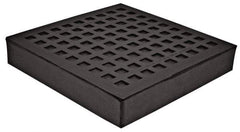 Mason Ind. - 8" Long x 8" Wide x 1" Thick, Rubber, Machinery Leveling Pad & Mat - 16,000 Lb Max Load - A1 Tooling