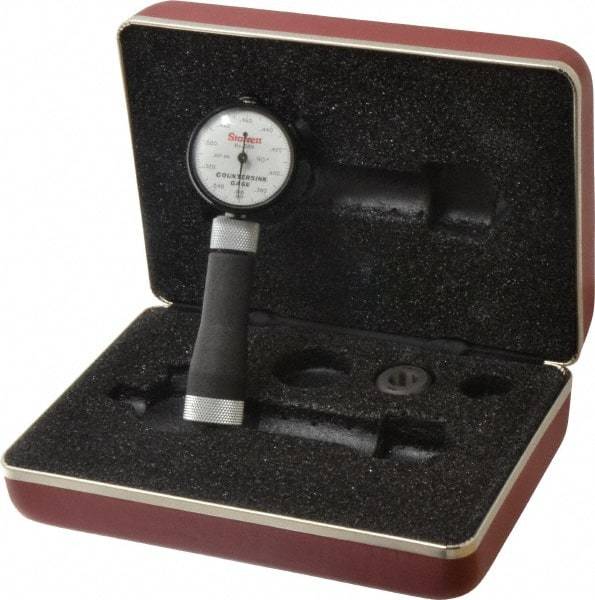 Starrett - 0.36 to 0.56" 90° Countersink Gage - White Dial Face - A1 Tooling