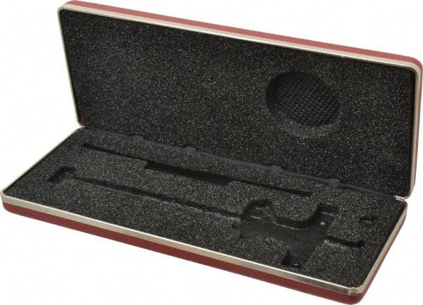 Starrett - 6 Inch Long, Steel Vinyl, Depth Gage Case - Use with Starrett Dial Depth Gage Model Number 450-6 - A1 Tooling