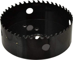 Starrett - 4-3/4" Diam, 1-5/8" Cutting Depth, Hole Saw - Carbide-Tipped Saw, Toothed Edge - A1 Tooling