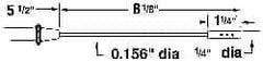 Thermo Electric - to 572°F, T, Thermocouple Probe - A1 Tooling