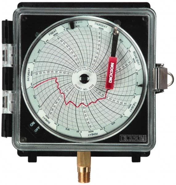 Dickson - -22 to 122°F, 24 Hour Recording Time Chart - 500 PSI, Use with Dickson Temptrace II - A1 Tooling