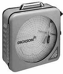 Dickson - -20 to 50°C, 7 Day Recording Time Chart - 0.85 Humidity, Use with 8 Inch Temp and Humidity Recorders - A1 Tooling