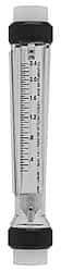 King - 2" FNPT Port Polysulfone Tube, PVDF Union End Flowmeter - 125 Max psi, 60 GPM, Plastic - A1 Tooling