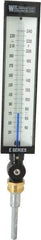 WGTC - 30 to 240°F, Industrial Thermometer without Thermowell - 3-1/2 Inch Stem Length, 1-1/4 to 18 Inch Thread - A1 Tooling