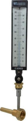 WGTC - 160°F, Industrial Thermometer with Standard Thermowell - 3-1/2 Inch Stem Length, 1-1/4 to 18 Inch Thread - A1 Tooling