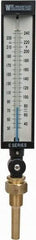 WGTC - 30 to 240°F, Industrial Thermometer with Standard Thermowell - 3-1/2 Inch Stem Length, 1-1/4 to 18 Inch Thread - A1 Tooling