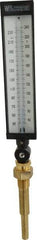 WGTC - 30 to 240°F, Industrial Thermometer with Standard Thermowell - 6 Inch Stem Length, 1-1/4 to 18 Inch Thread - A1 Tooling