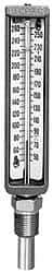 WGTC - 40 to 260°F, Straight Form Industrial Thermometer - 2 Inch Stem Length - A1 Tooling