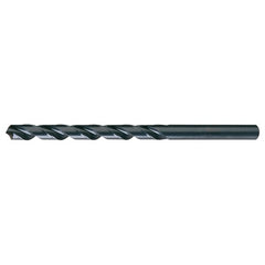 53/64 RHS / RHC HSS 118 Degree Radial Point General Purpose Taper Length Drill - Steam Oxide - Exact Industrial Supply