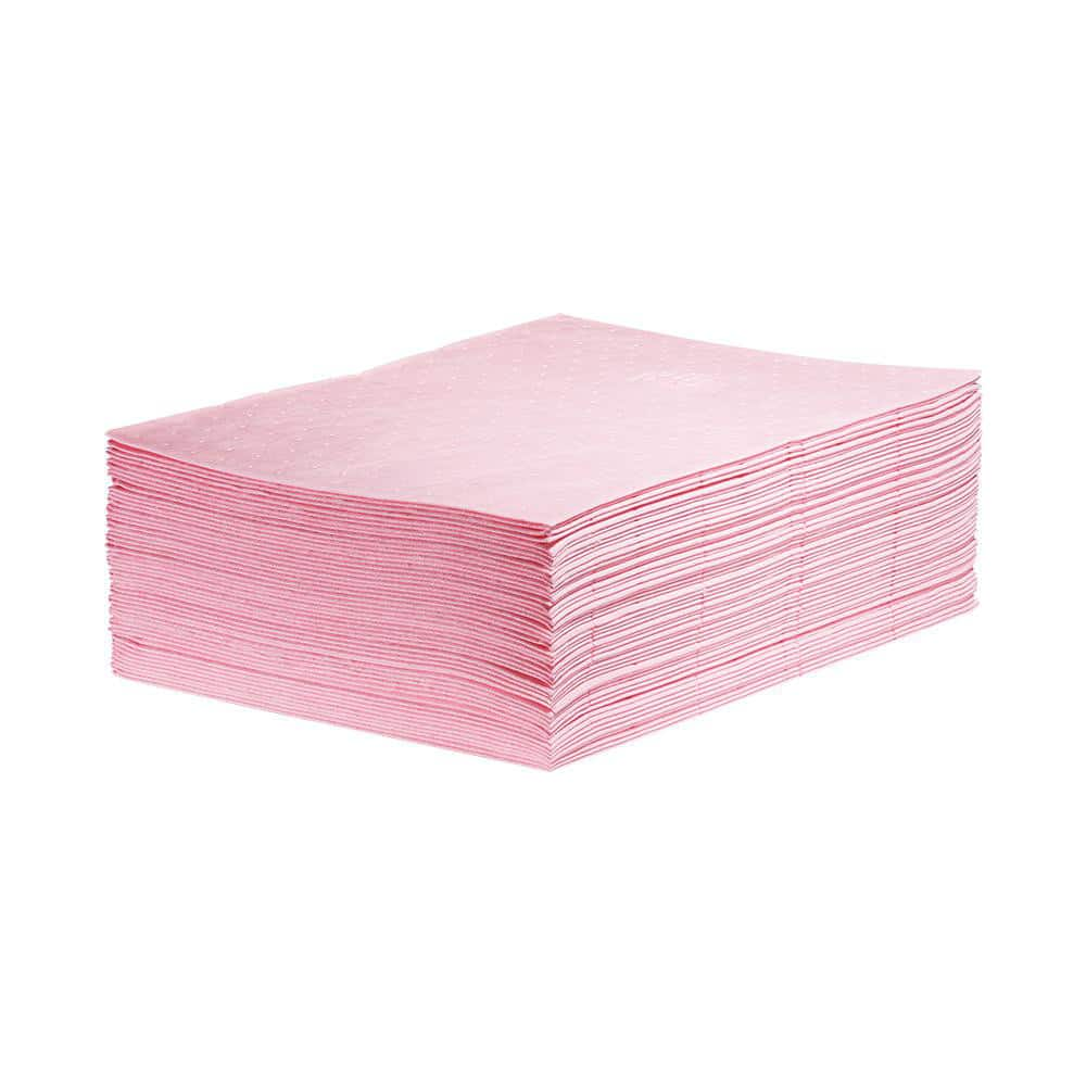 Pads, Rolls & Mats; Product Type: Pad; Application: Haz Mat; Overall Length (Inch): 20 in; Total Package Absorption Capacity: 11 gal; Material: Polypropylene; Fluids Absorbed: Unknowns; Acids; Bases; Absorbency Weight: Heavy; Width (Decimal Inch - 4 Decim