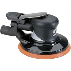 Dynabrade - 12,000 OPM, 18 CFM Air Consumption, Palm Air Orbital Sander - Round Pad, 1/4 NPT Inlet - A1 Tooling