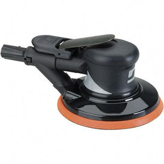 Dynabrade - 12,000 OPM, 18 CFM Air Consumption, Palm Air Orbital Sander - Round Pad, 1/4 NPT Inlet - A1 Tooling