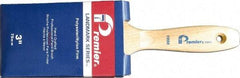 Premier Paint Roller - 3" Flat Synthetic Varnish Brush - 3-1/4" Bristle Length, 7-1/2" Wood Handle - A1 Tooling