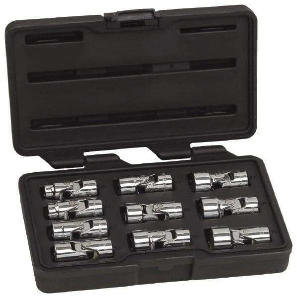 GearWrench - 10 Piece 3/8" Drive Standard Socket Set - 6 Points, 10 to 19mm, Metric Measurement Standard - A1 Tooling