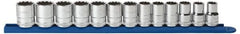 GearWrench - 13 Piece 1/2" Drive Socket Set - 12 Points, 12mm to 24mm Range, Metric Measurement Standard - A1 Tooling