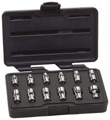 GearWrench - 12 Piece 1/4" Drive Standard Socket Set - 6 Points, 5 to 15mm, Metric Measurement Standard - A1 Tooling