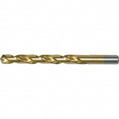 Chicago-Latrobe - 0.0135 to 0.039", 135° Point, TiN Finish, High Speed Steel Jobber Length Drill Bit Set - A1 Tooling