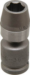 Apex - 3/8" Drive, Standard Hand Socket - 6 Points, 1-7/8" OAL, Steel - A1 Tooling