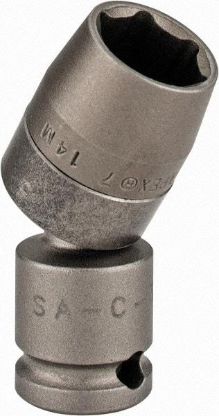 Apex - 3/8" Drive, Standard Hand Socket - 6 Points, 2-1/8" OAL, Steel - A1 Tooling