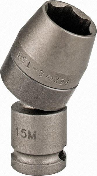 Apex - 3/8" Drive, Standard Hand Socket - 6 Points, 2-13/64" OAL, Steel - A1 Tooling