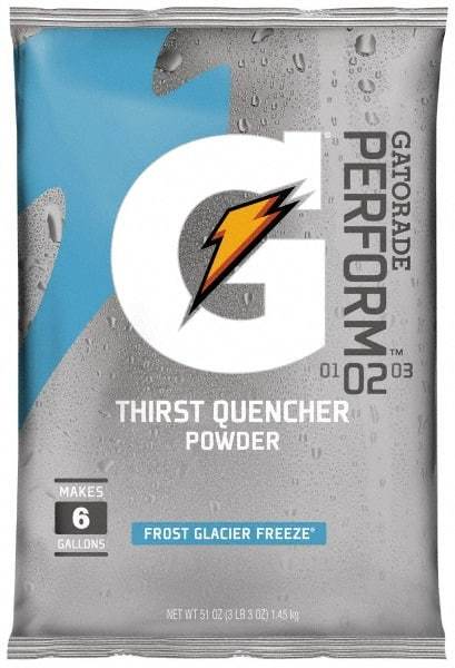 Gatorade - 51 oz Pack Glacier Freeze Activity Drink - Powdered, Yields 6 Gal - A1 Tooling