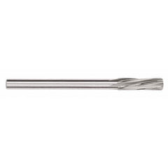 Chucking Reamer: 0.2295″ Dia, 3-31/32″ OAL, 1-7/64″ Flute Length, Straight Shank, Solid Carbide 6 Flute, RH