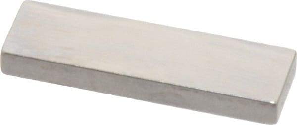 Mitutoyo - 0.13" Rectangular Steel Gage Block - Accuracy Grade 0, Includes Certificate of Inspection - A1 Tooling