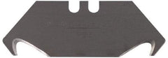 Stanley - 100 Piece Carbon Steel Hook Blade - 2-1/16" OAL, 0.024" Blade Thickness - A1 Tooling