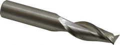 Onsrud - 1/2" Cutting Diam x 1-1/4" Length of Cut, 2 Flute, Upcut Spiral Router Bit - Uncoated, Right Hand Cut, High Speed Steel, 3-1/4" OAL x 1/2" Shank Diam, Double Edge, 19 to 32° Helix Angle - A1 Tooling