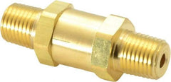 Parker - 1/4" Brass Check Valve - Inline, MNPT x MNPT, 3,000 WOG - A1 Tooling