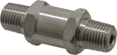 Parker - 1/4" Stainless Steel Check Valve - Inline, MNPT x MNPT, 6,000 WOG - A1 Tooling