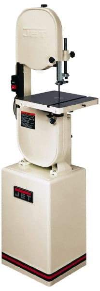 Jet - 13-1/2 Inch Throat Capacity, Vertical Bandsaw - 3000 SFPM, 1 HP, Single Phase - A1 Tooling