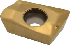 Seco - XOEX120408 E06 Grade F15M Carbide Milling Insert - TiAlN/TiN Finish, 0.199" Thick, 1/32" Corner Radius - A1 Tooling